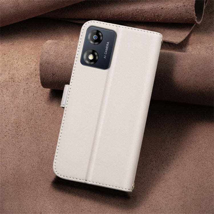 For Motorola Moto E13 4G Square Texture Leather Phone Case