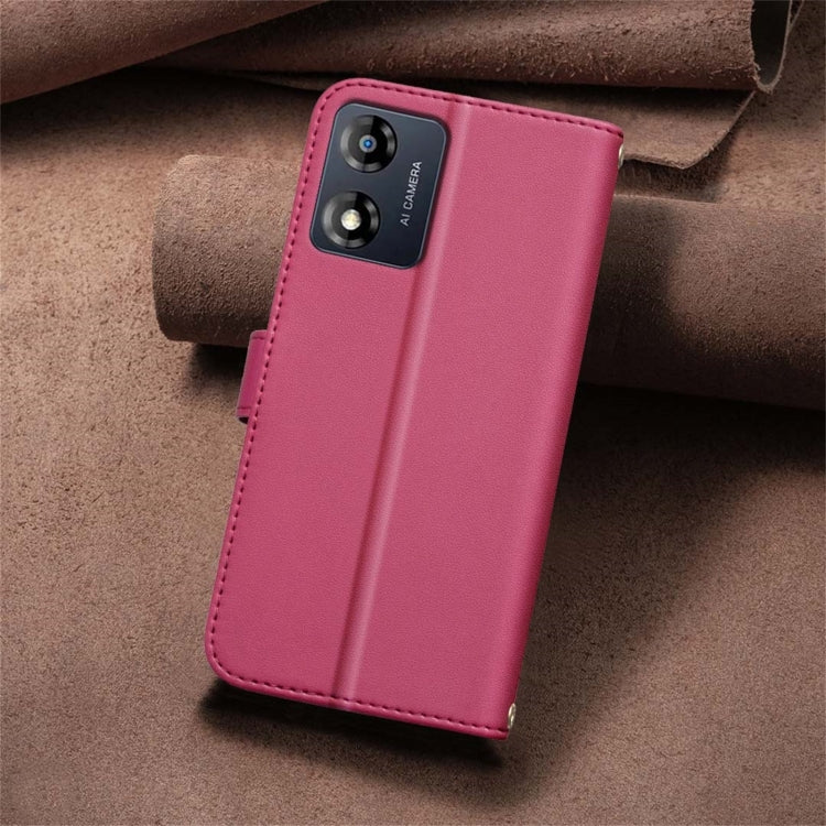 For Motorola Moto E13 4G Square Texture Leather Phone Case