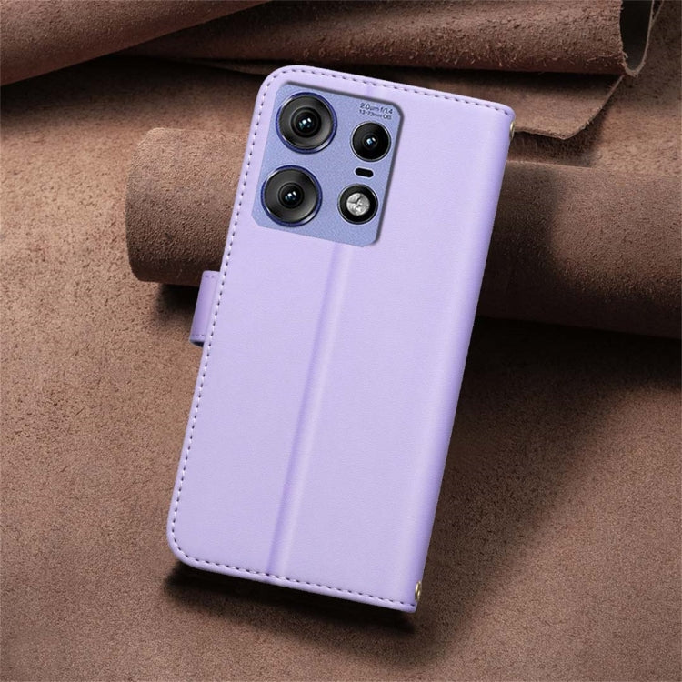 For Motorola Edge 50 Pro 5G Square Texture Leather Phone Case