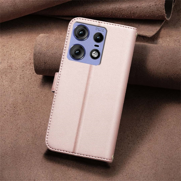 For Motorola Edge 50 Pro 5G Square Texture Leather Phone Case