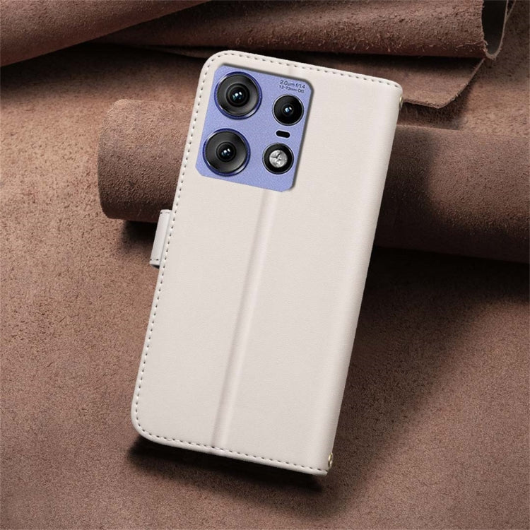 For Motorola Edge 50 Pro 5G Square Texture Leather Phone Case