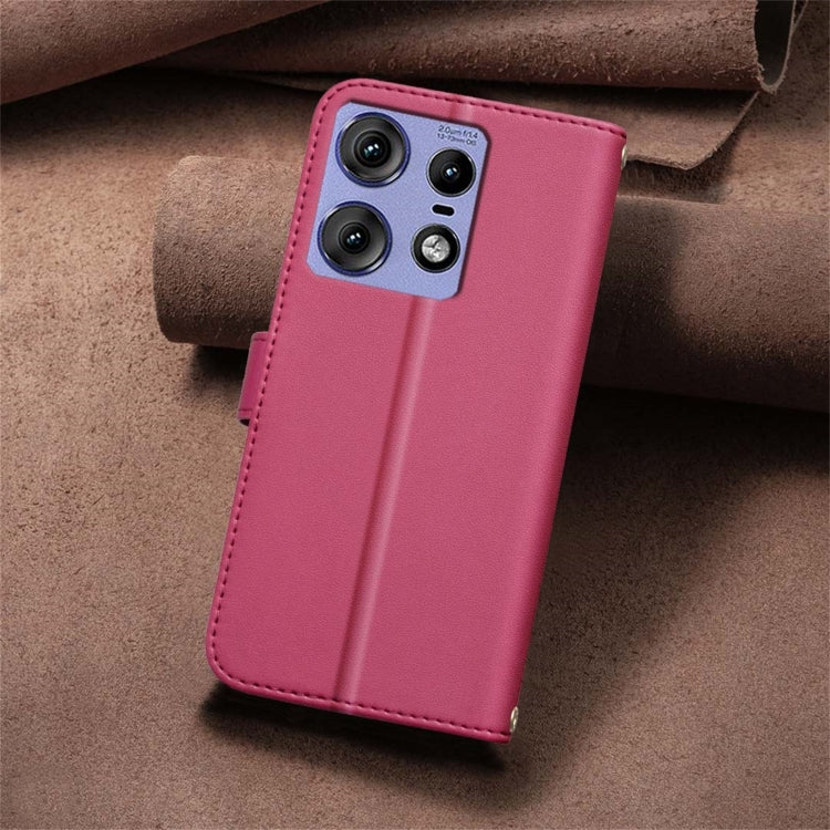 For Motorola Edge 50 Pro 5G Square Texture Leather Phone Case
