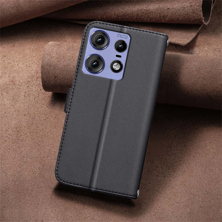 For Motorola Edge 50 Pro 5G Square Texture Leather Phone Case