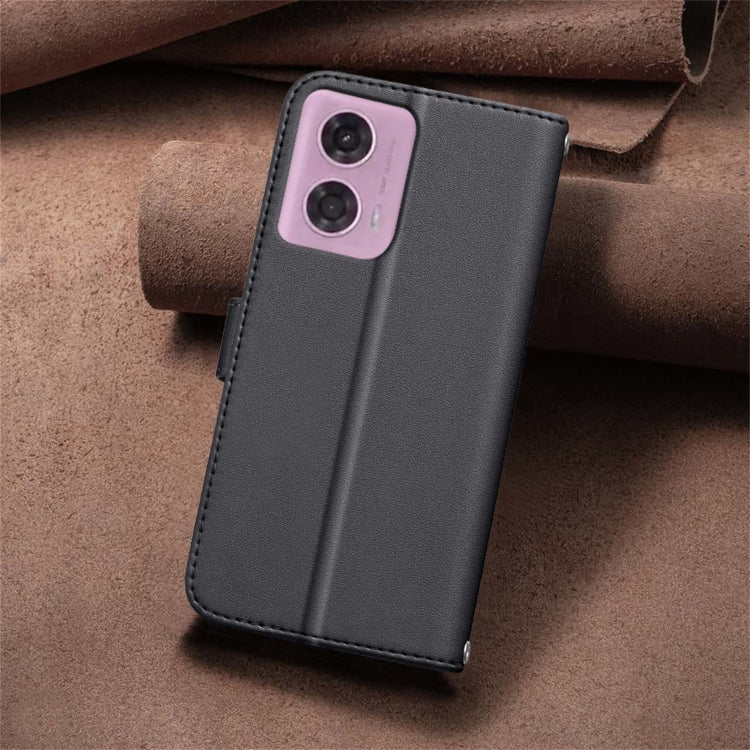 For Motorola Moto G04 / G24 / E14 Square Texture Leather Phone Case