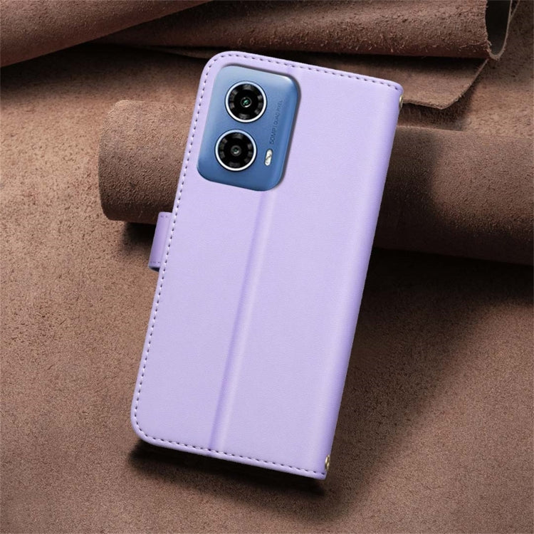 For Motorola Moto G34 5G / G45 5G Square Texture Leather Phone Case