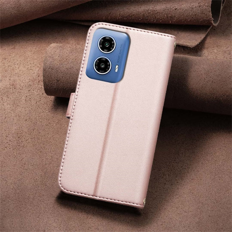 For Motorola Moto G34 5G / G45 5G Square Texture Leather Phone Case