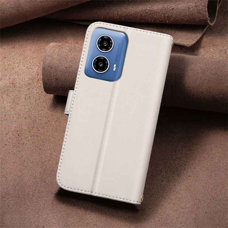 For Motorola Moto G34 5G / G45 5G Square Texture Leather Phone Case