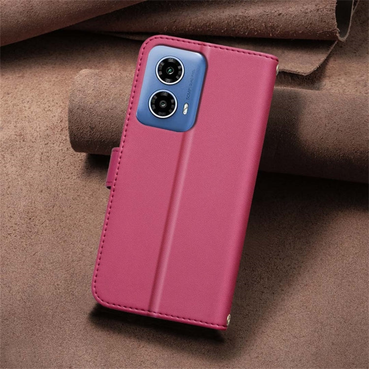 For Motorola Moto G34 5G / G45 5G Square Texture Leather Phone Case