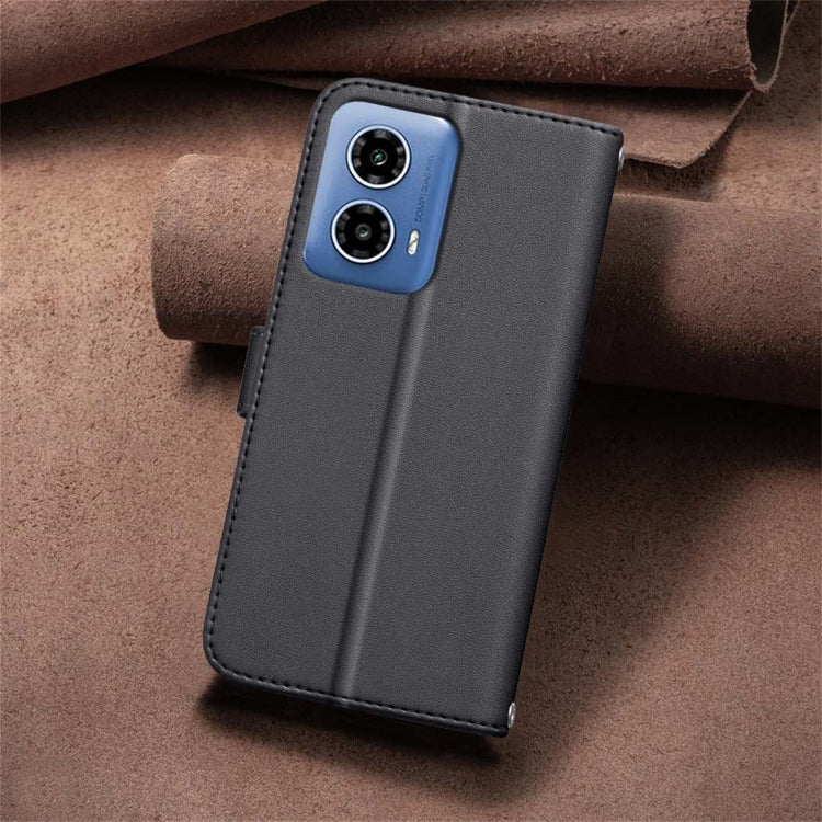 For Motorola Moto G34 5G / G45 5G Square Texture Leather Phone Case