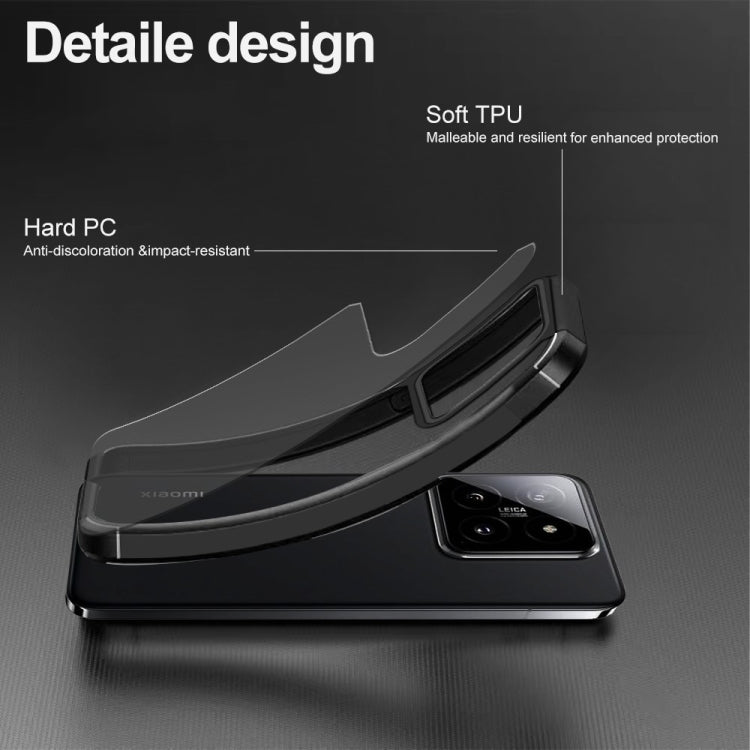 For Redmi Note 10 Pro Max Acrylic+TPU Transparent Shockproof Phone Case - Black