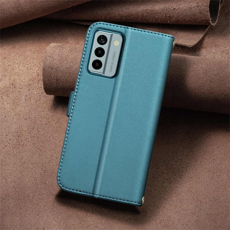 For Nokia G22 Square Texture Leather Phone Case