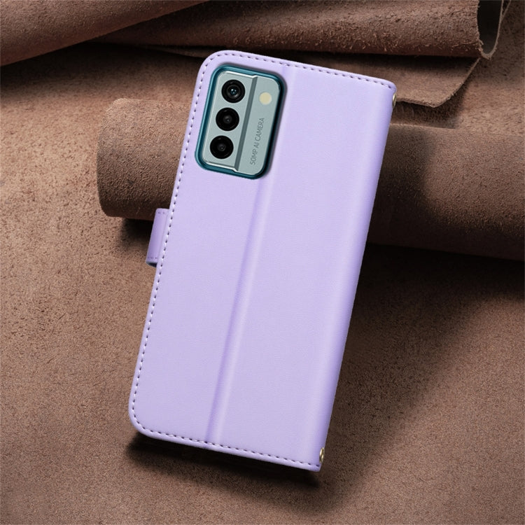 For Nokia G22 Square Texture Leather Phone Case