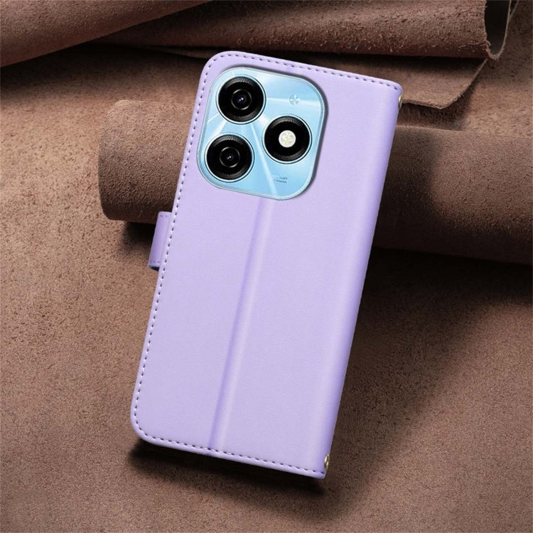 For Tecno Spark 20 Square Texture Leather Phone Case