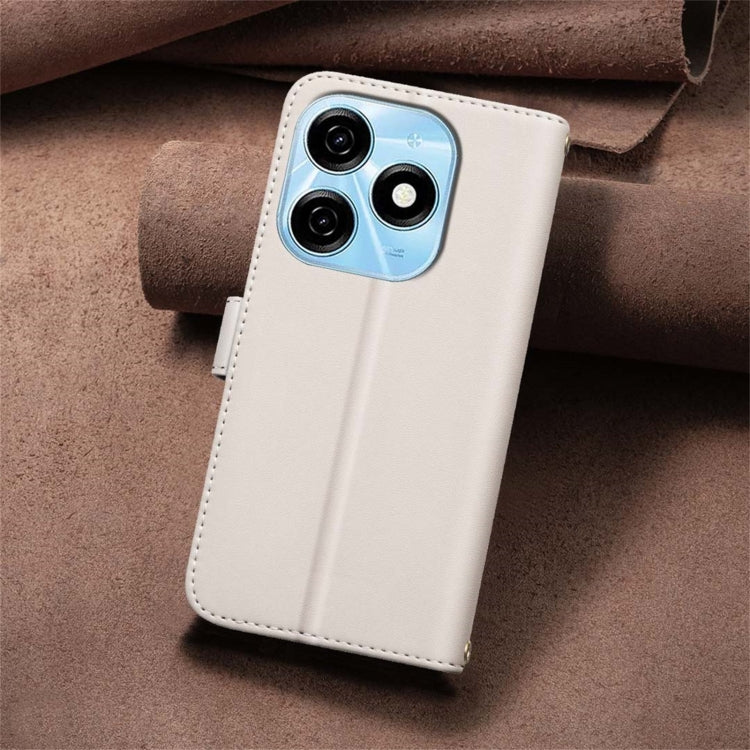 For Tecno Spark 20 Square Texture Leather Phone Case