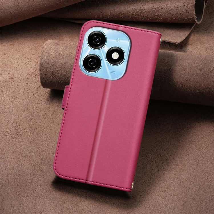 For Tecno Spark 20 Square Texture Leather Phone Case
