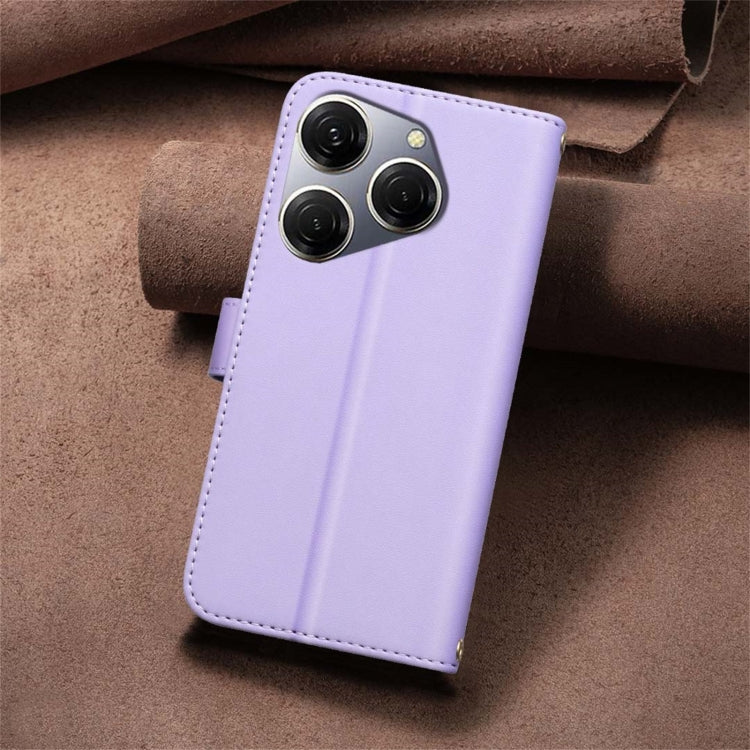 For Tecno Spark 20 Pro Square Texture Leather Phone Case