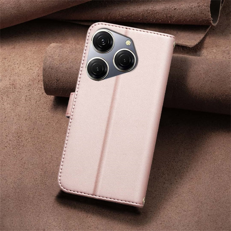 For Tecno Spark 20 Pro Square Texture Leather Phone Case