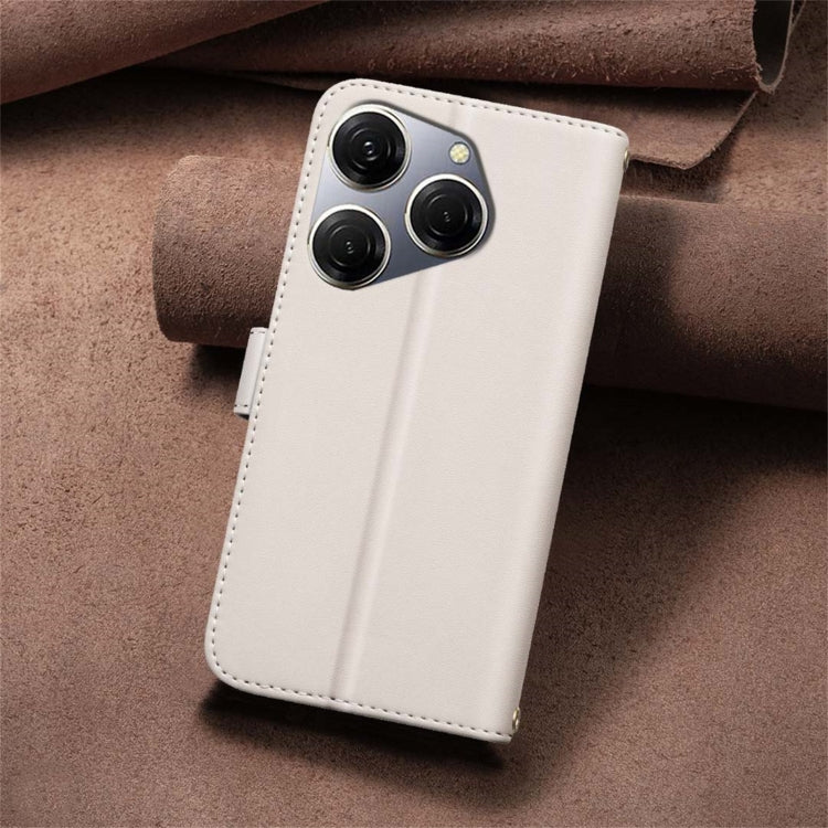 For Tecno Spark 20 Pro Square Texture Leather Phone Case