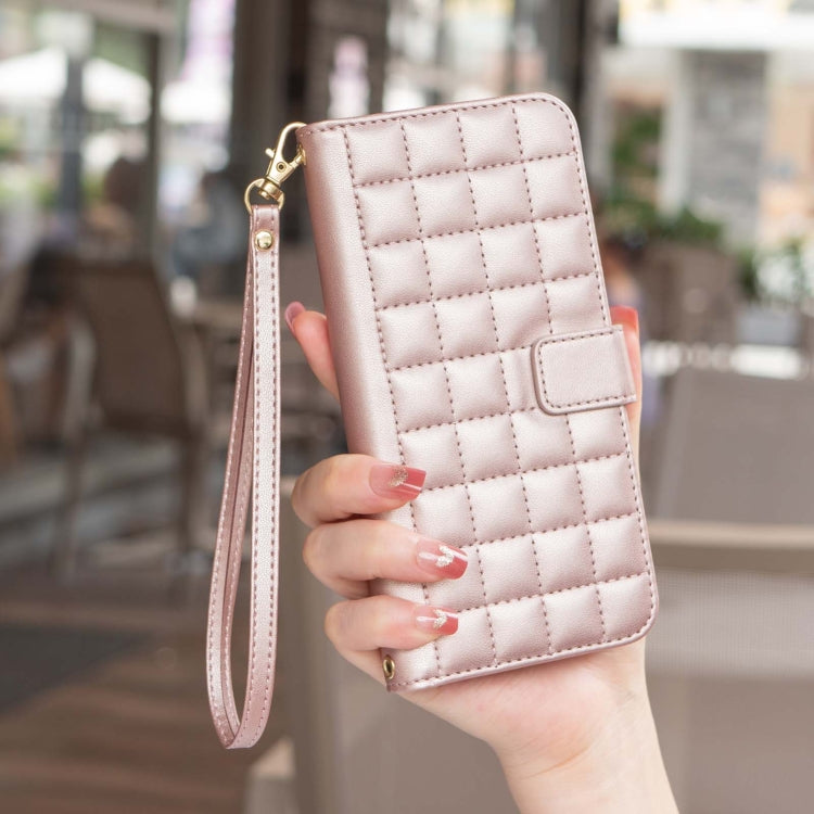 For vivo Y11 / Y15 / Y12 / Y17 Square Texture Leather Phone Case