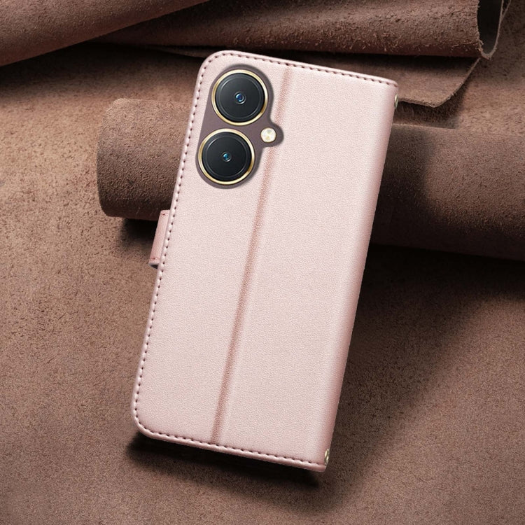 For vivo Y27 4G Square Texture Leather Phone Case