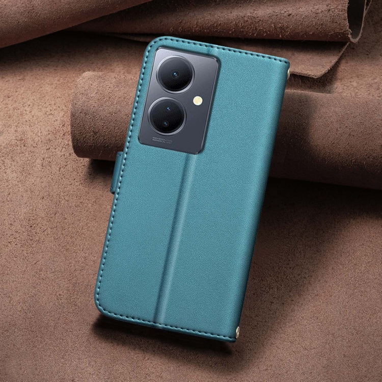 For vivo Y78 5G / Y36 Square Texture Leather Phone Case
