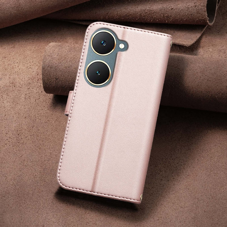 For vivo Y03 4G Global Square Texture Leather Phone Case