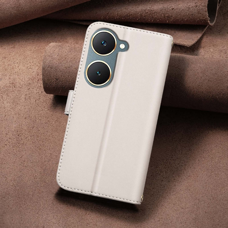 For vivo Y03 4G Global Square Texture Leather Phone Case