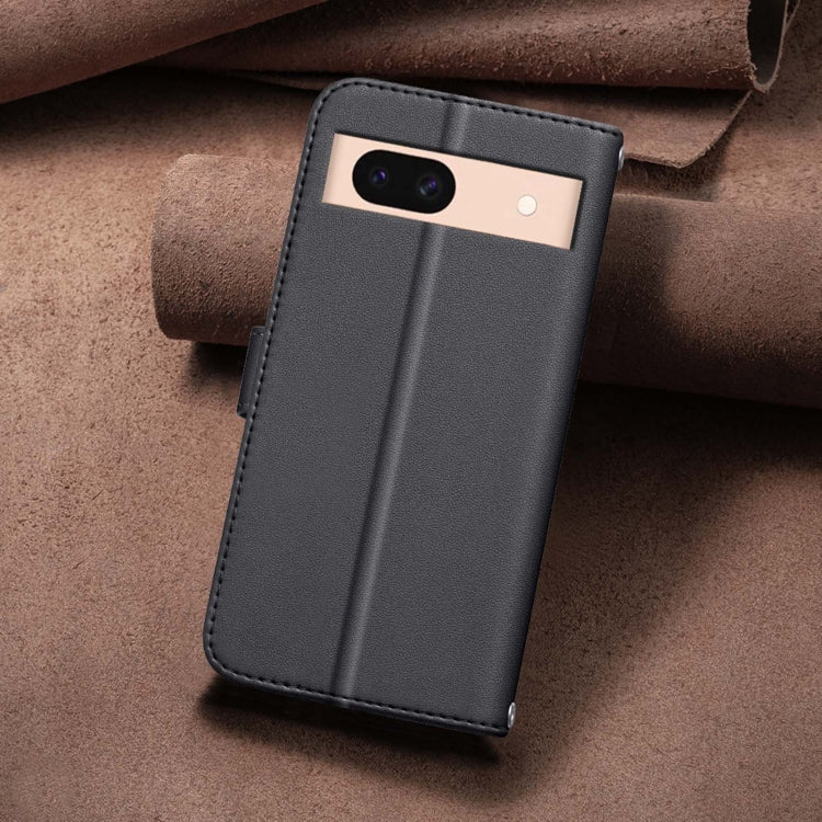 For Google Pixel 8a Square Texture Leather Phone Case