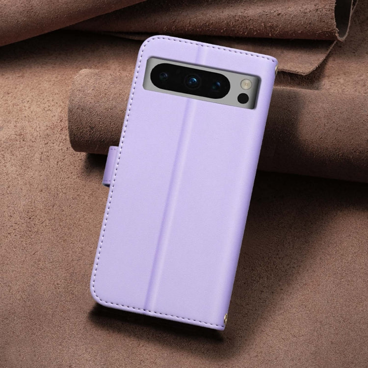 For Google Pixel 8 Pro Square Texture Leather Phone Case