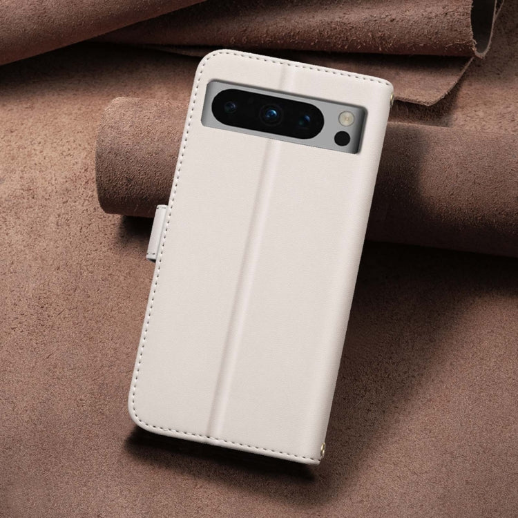 For Google Pixel 8 Pro Square Texture Leather Phone Case