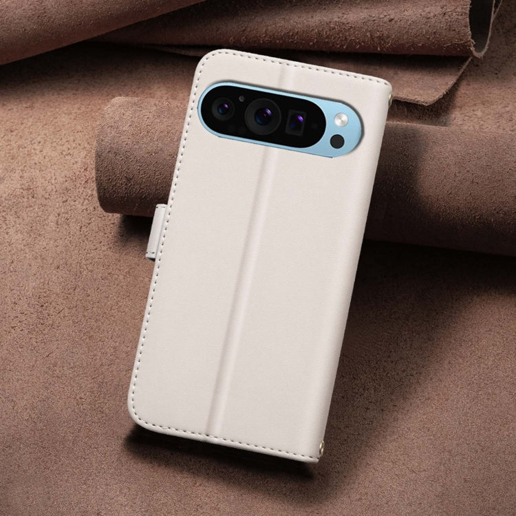 For Google Pixel 9 Square Texture Leather Phone Case