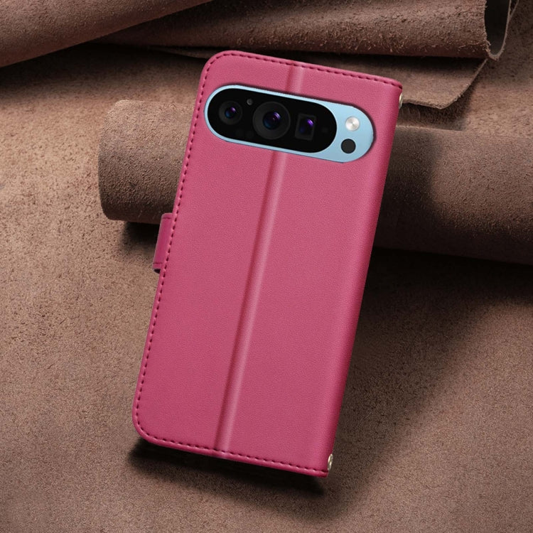 For Google Pixel 9 Square Texture Leather Phone Case