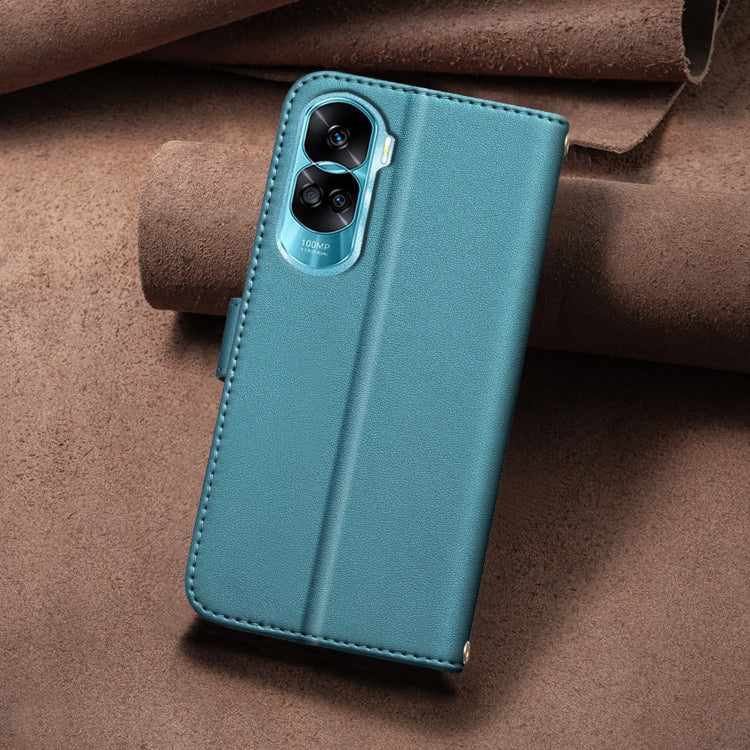 For Honor 90 Lite / X50i Square Texture Leather Phone Case
