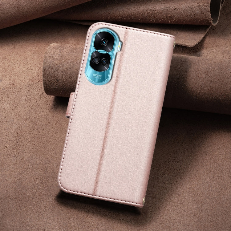 For Honor 90 Lite / X50i Square Texture Leather Phone Case