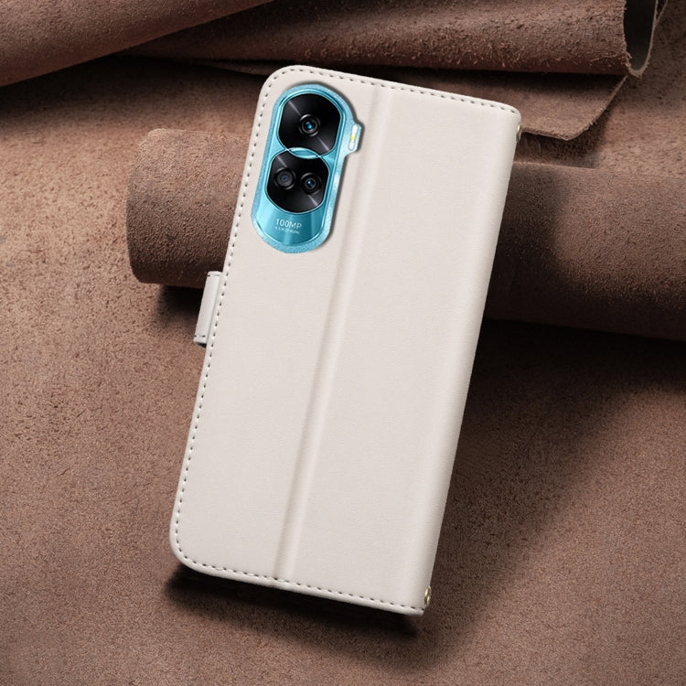 For Honor 90 Lite / X50i Square Texture Leather Phone Case