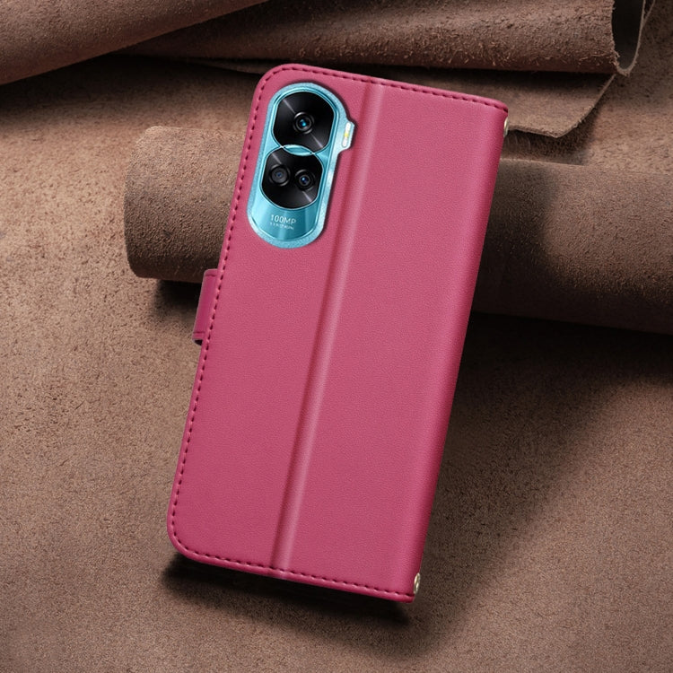 For Honor 90 Lite / X50i Square Texture Leather Phone Case