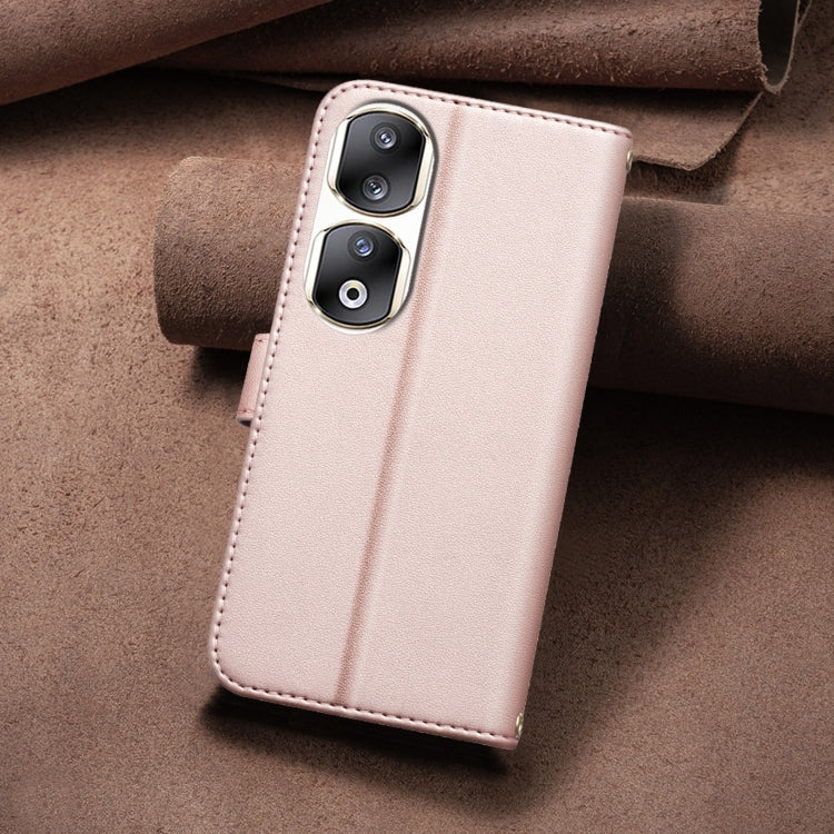 For Honor 90 Pro Square Texture Leather Phone Case