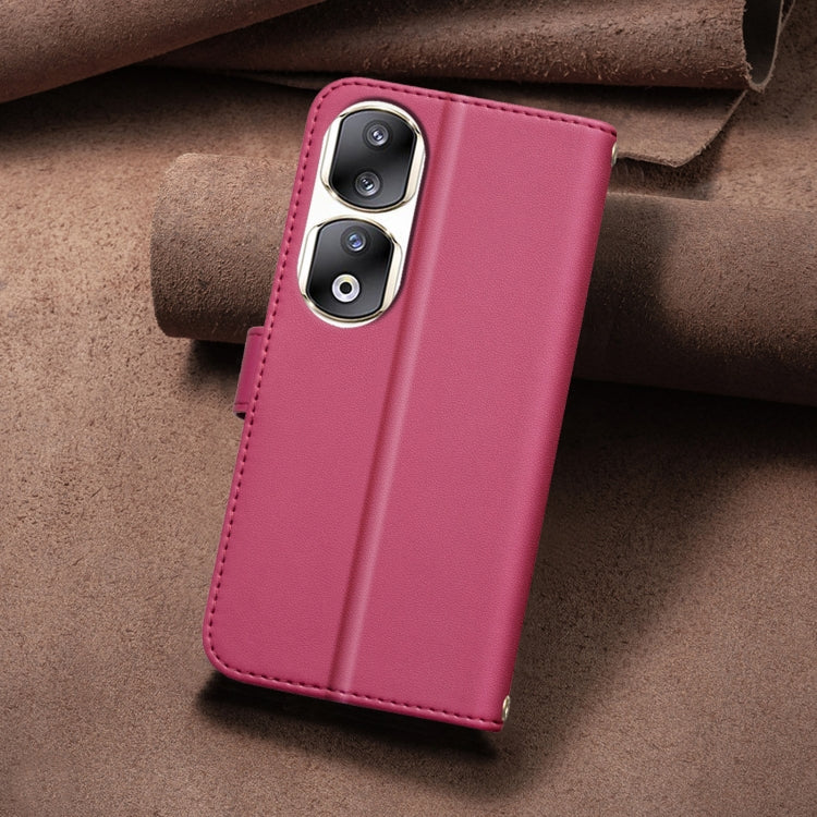 For Honor 90 Pro Square Texture Leather Phone Case