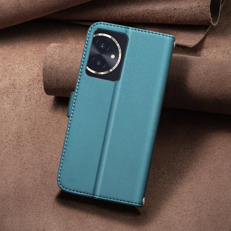 For Honor 100 Square Texture Leather Phone Case