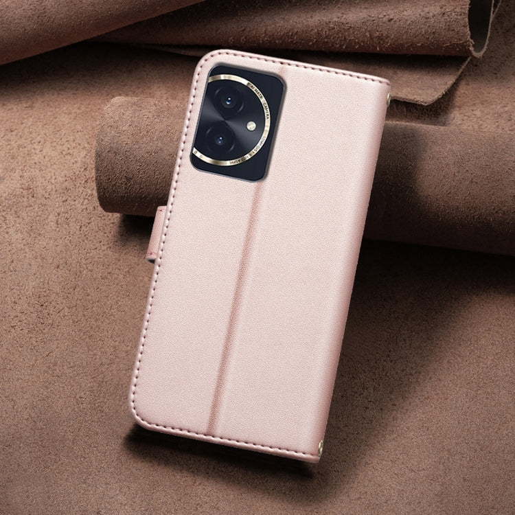 For Honor 100 Square Texture Leather Phone Case