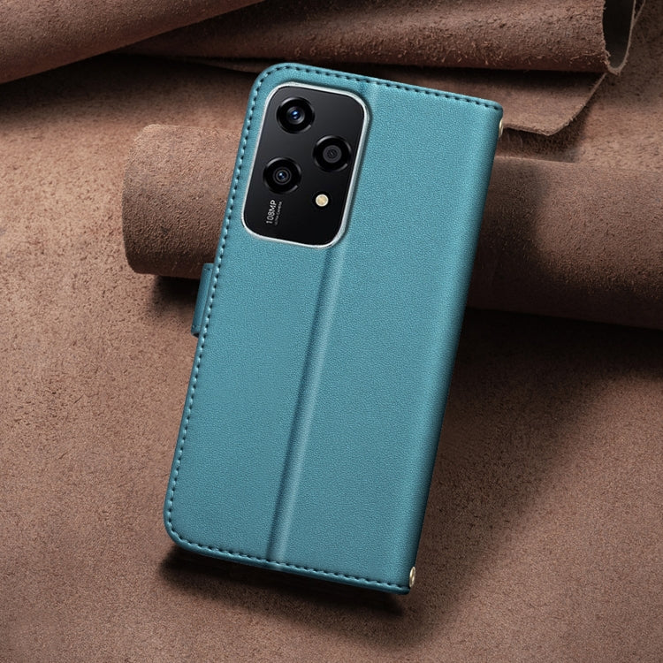 For Honor 200 Lite Global Square Texture Leather Phone Case