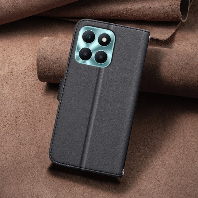 For Honor X6a Square Texture Leather Phone Case