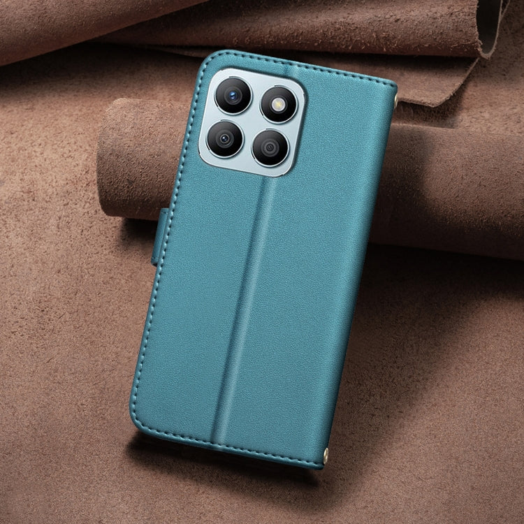 For Honor X8b Square Texture Leather Phone Case