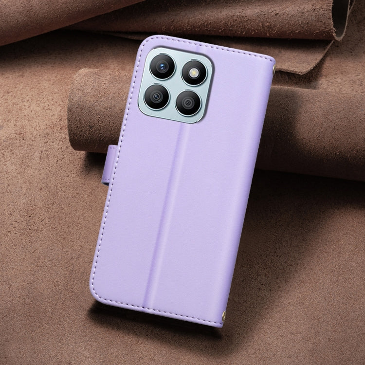 For Honor X8b Square Texture Leather Phone Case