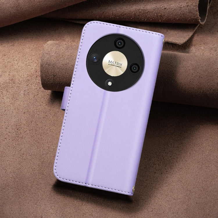 For Honor X9b / Magic6 Lite Square Texture Leather Phone Case