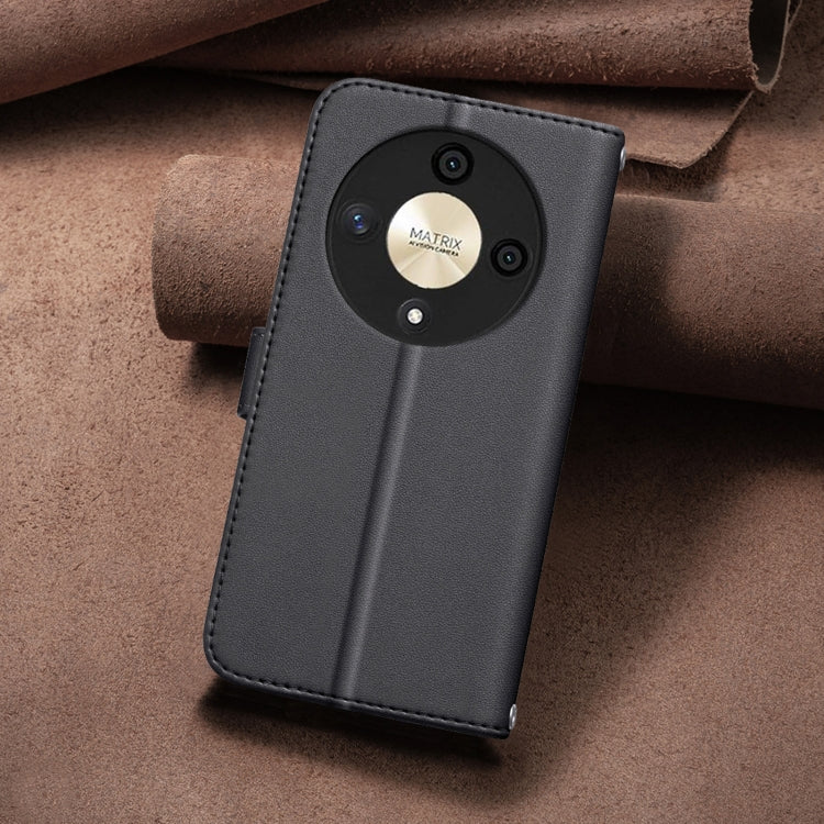 For Honor X9b / Magic6 Lite Square Texture Leather Phone Case
