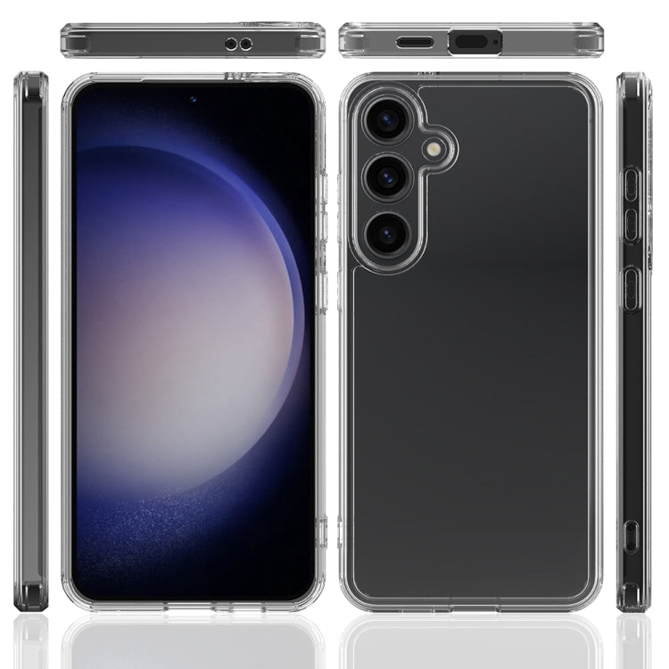For Samsung Galaxy S24 FE 5G Scratchproof Acrylic TPU Phone Case - Transparent