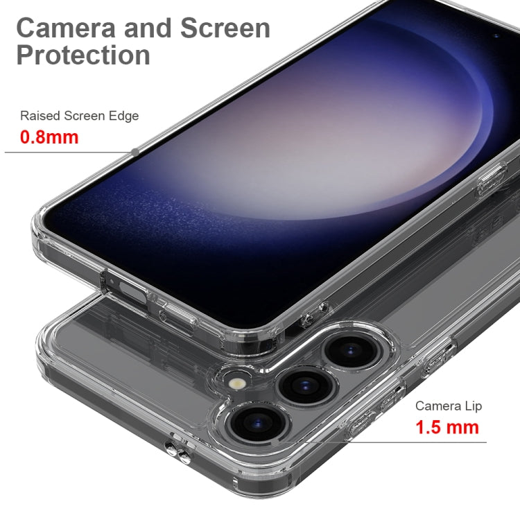 For Samsung Galaxy S24 FE 5G Scratchproof Acrylic TPU Phone Case - Transparent