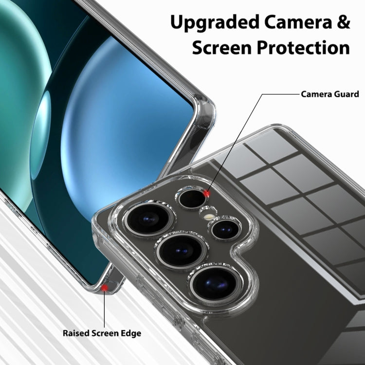 For Samsung Galaxy S25 Ultra 5G Scratchproof Acrylic TPU Phone Case - Transparent