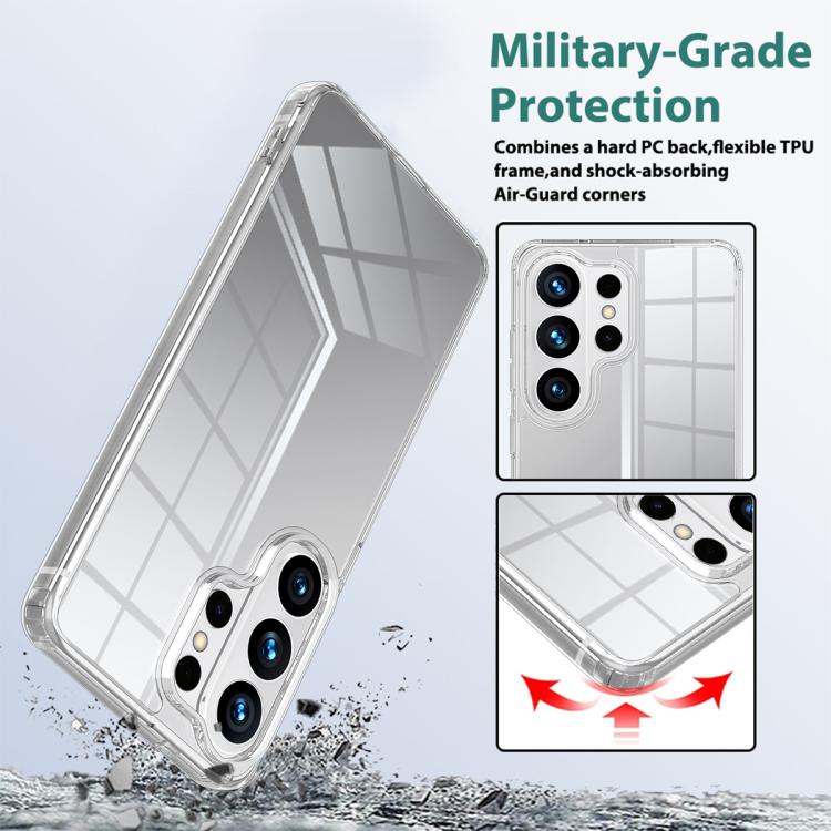 For Samsung Galaxy S26 Ultra 5G Scratchproof Acrylic TPU Phone Case - Transparent